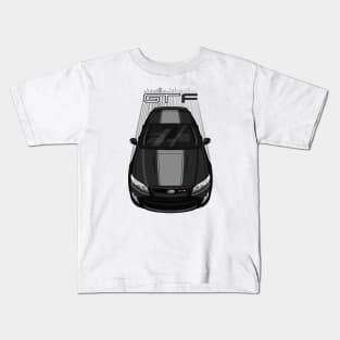 Ford Falcon GT-F 351 - Black - Silver Stripe Kids T-Shirt